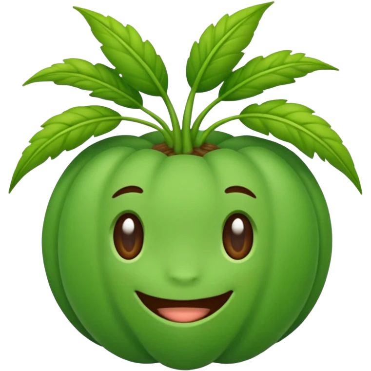 1 grano de poroto con cara emoji