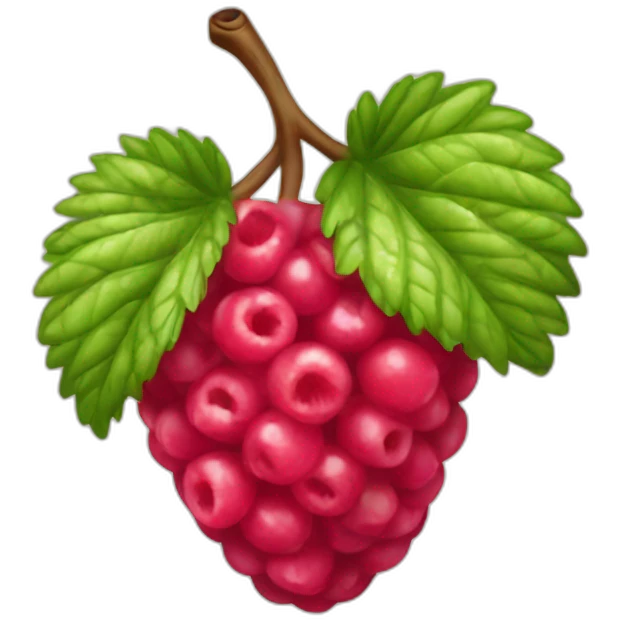 Rasberry rés emoji
