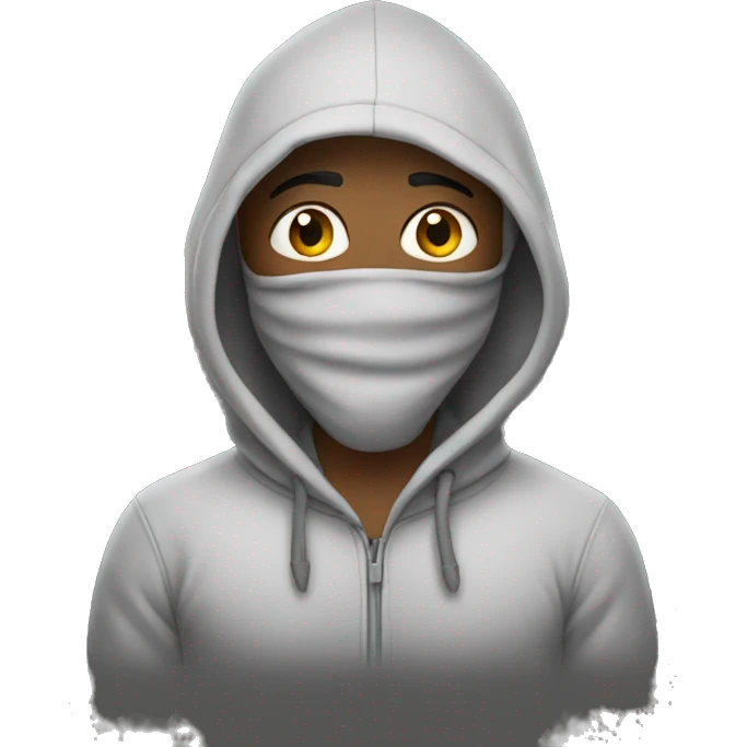 Men in hoodie  emoji