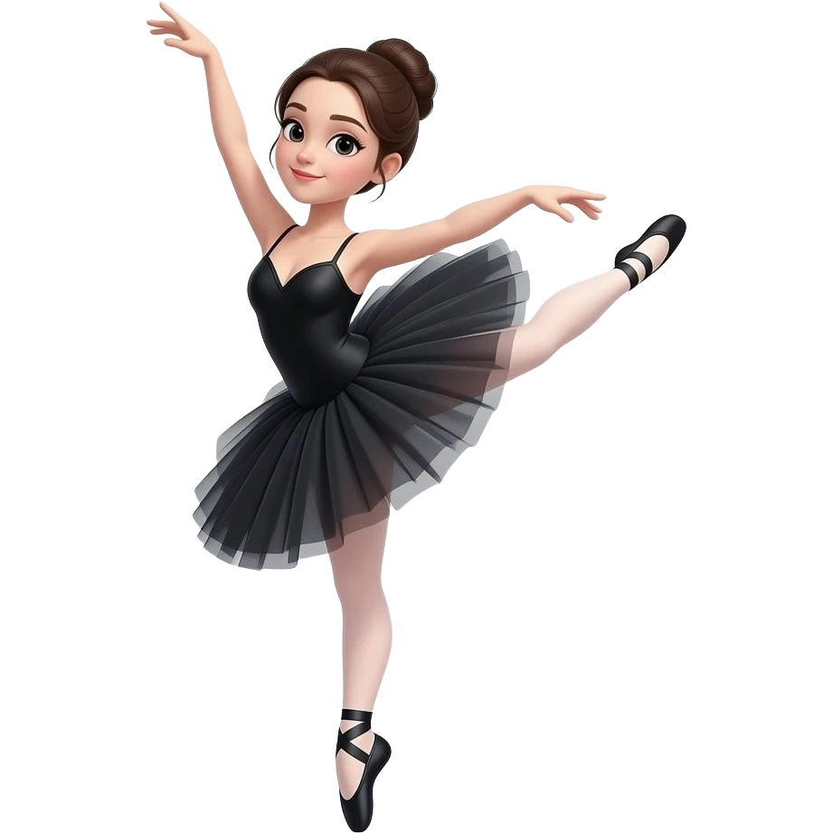 BLACK BALLERINA emoji