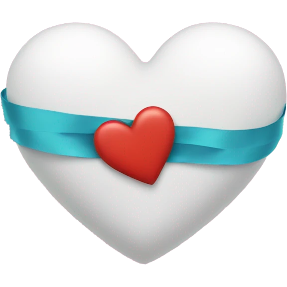 heart with ribbon emoji