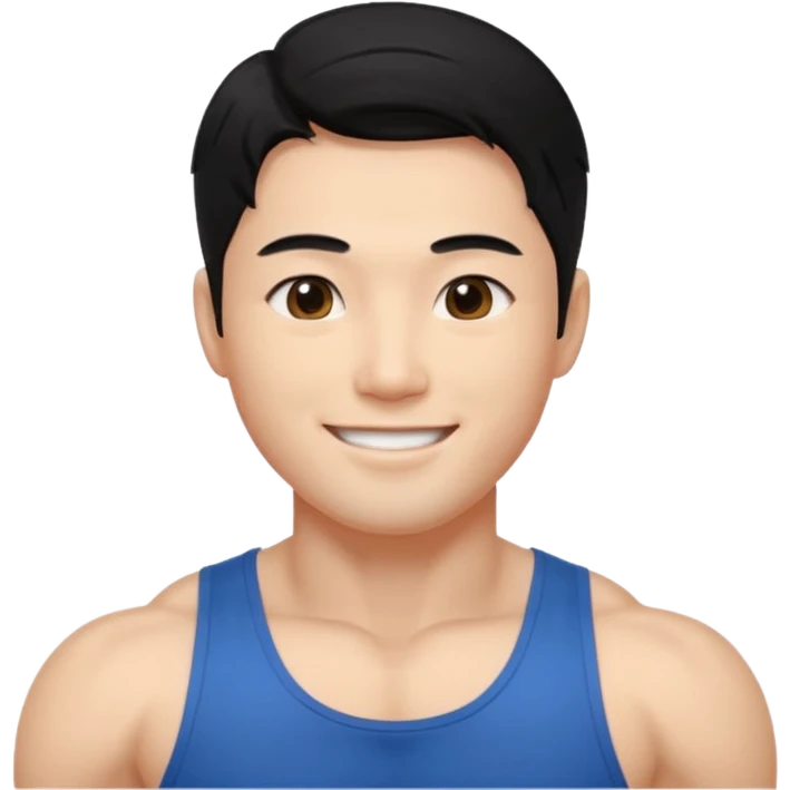 Koreli bir erkek ama çok yakışık lı ve kaslı saçı dümdüz saç çok daha fazla emoji