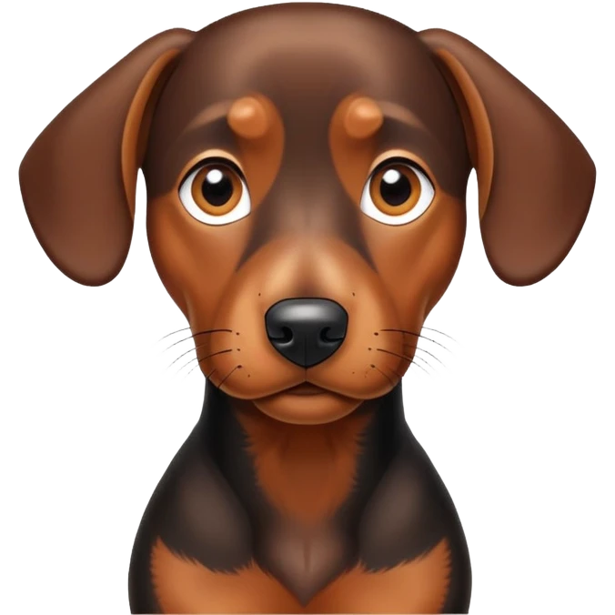 Smart teckel emoji