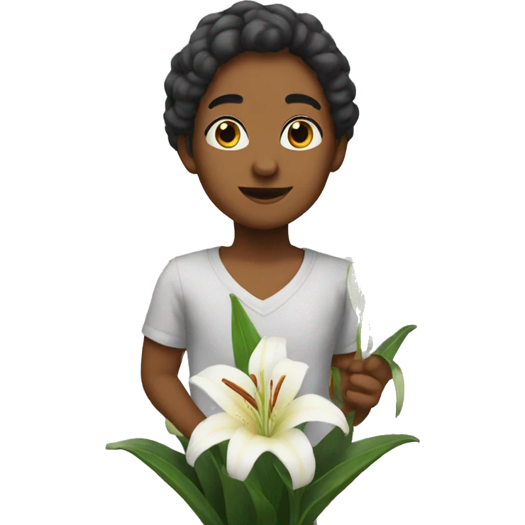 lilies  emoji