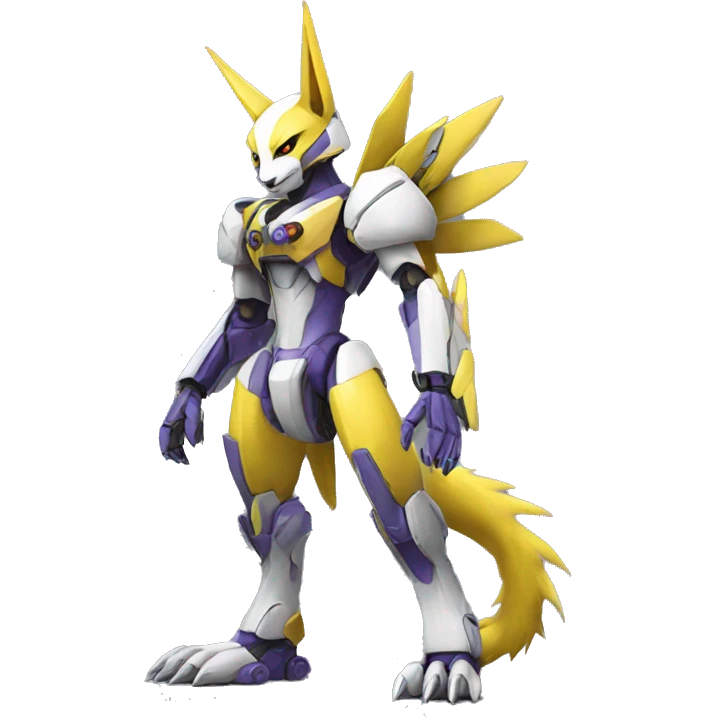 Renamon-Mecha full body emoji
