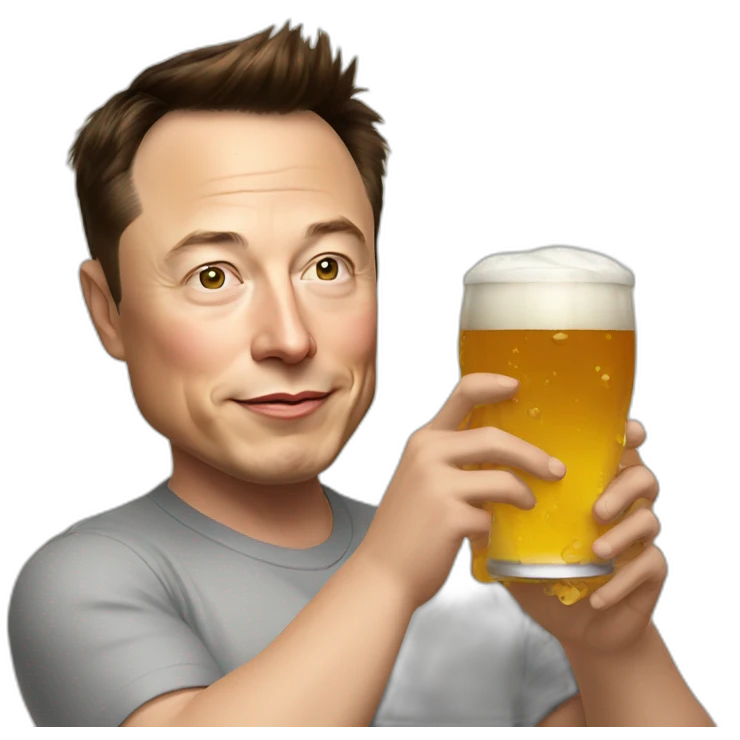:elon-musk-drink-beer emoji