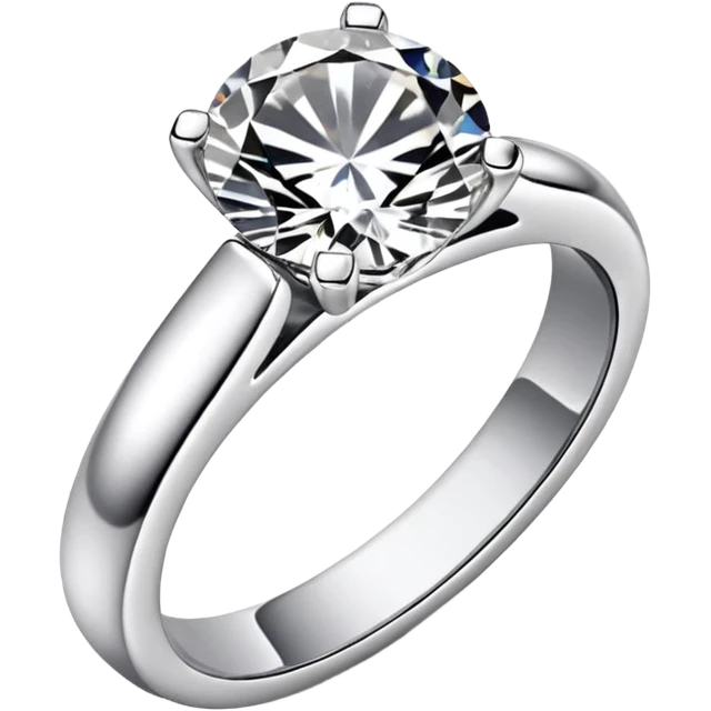 glitter white diamond married ring emoji