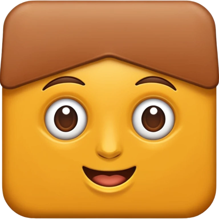 uma madeira com cara de emoji