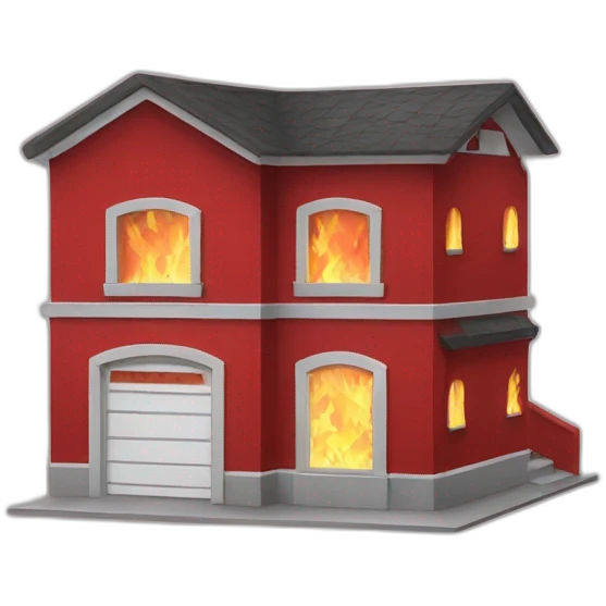 Fire house emoji