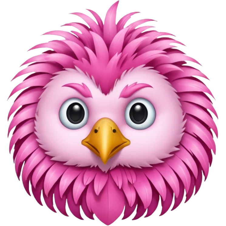 pink bird emoji