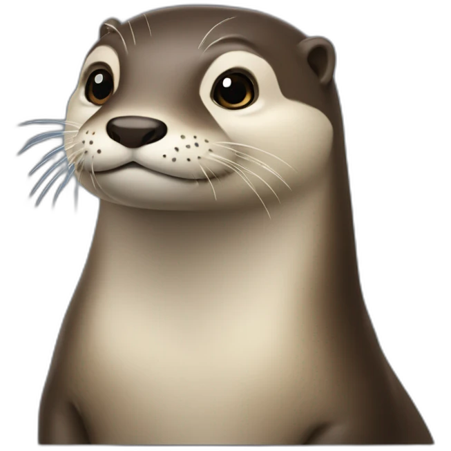 Une loutre emoji