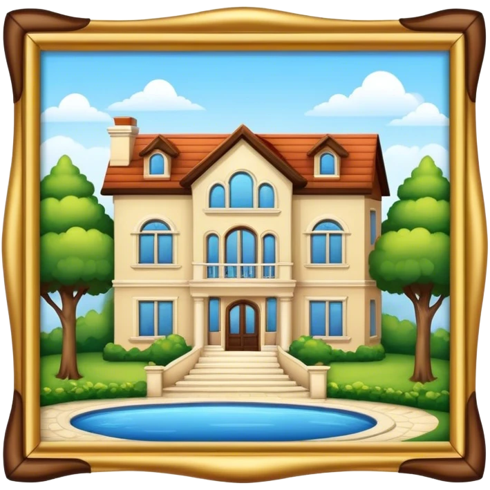 Luxury house  emoji