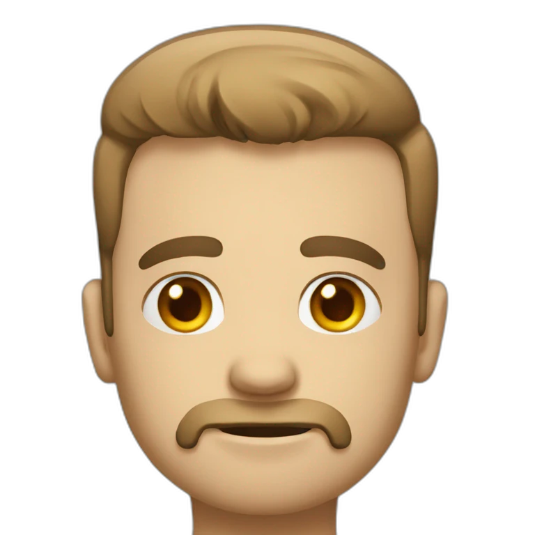 Un homme dépressif emoji