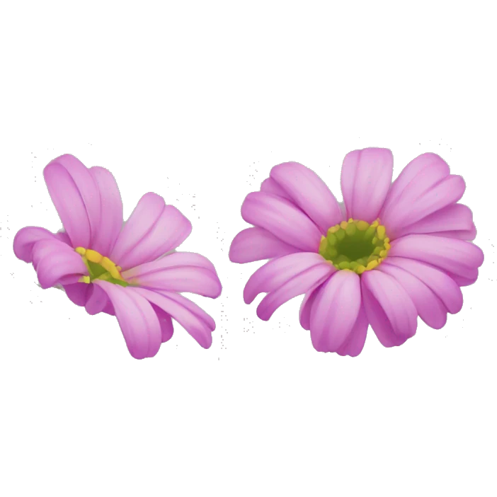 Flower فتاه شعرها وردي ولديها وشم قلب تحت عينها و شعرها طويل emoji