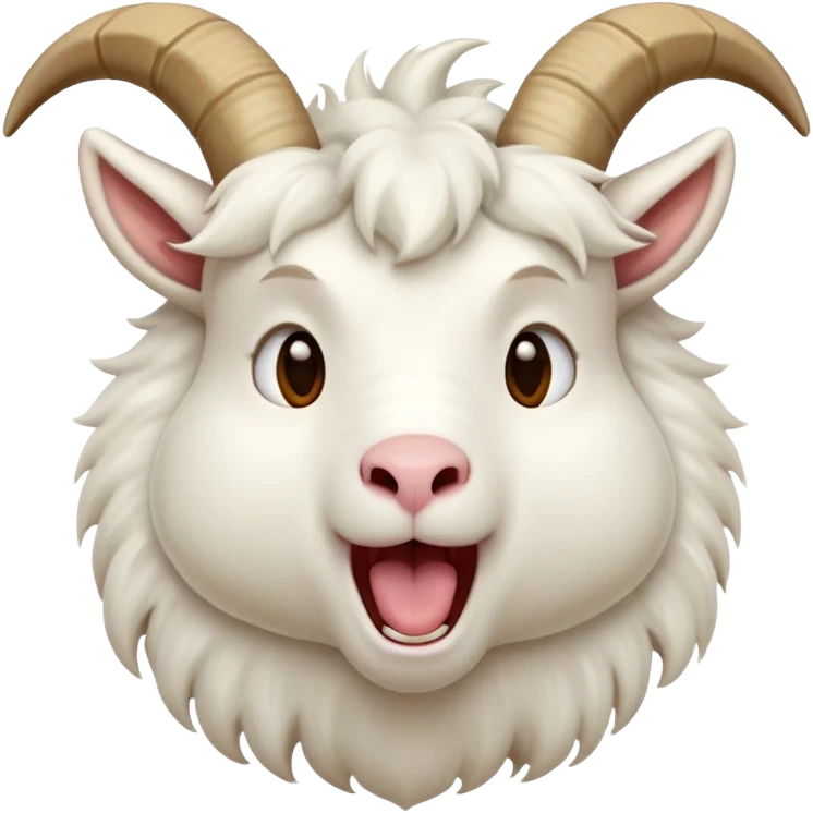 cinematic-cute-yawning-white-goat-portrait-emoji,-head-tilted-slightly-with-a-dramatic,-wide-open-yawn,-showcasing-a-soft,-downy-white-fur-with-delicate-horns-and-gently-drooping-ears,-round-eyes-barely-open-in-drowsy-contentment, emoji