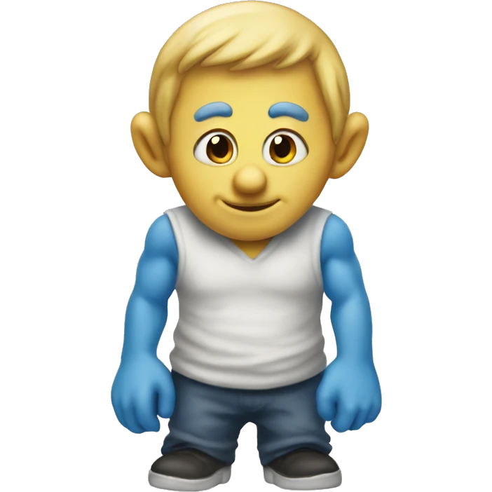 Smurf emoji
