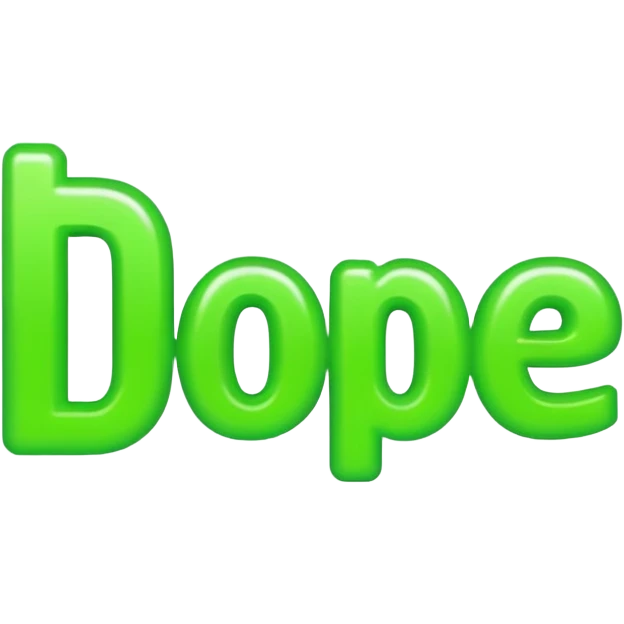 the word dope emoji
