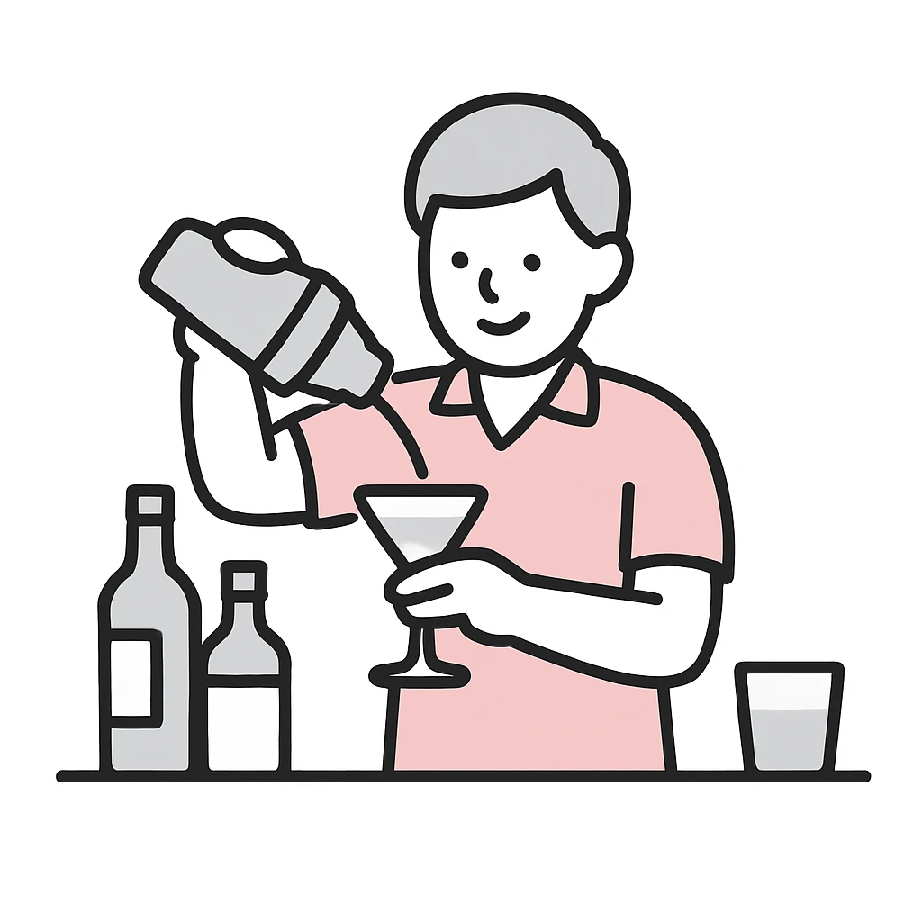 bartender mixing drinks emoji