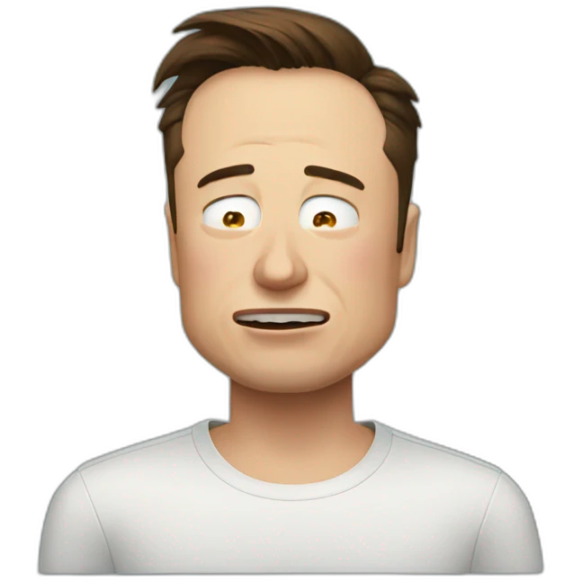 Elon Musk crying emoji