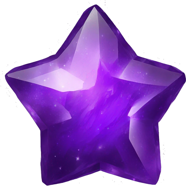 amethyst star stone emoji