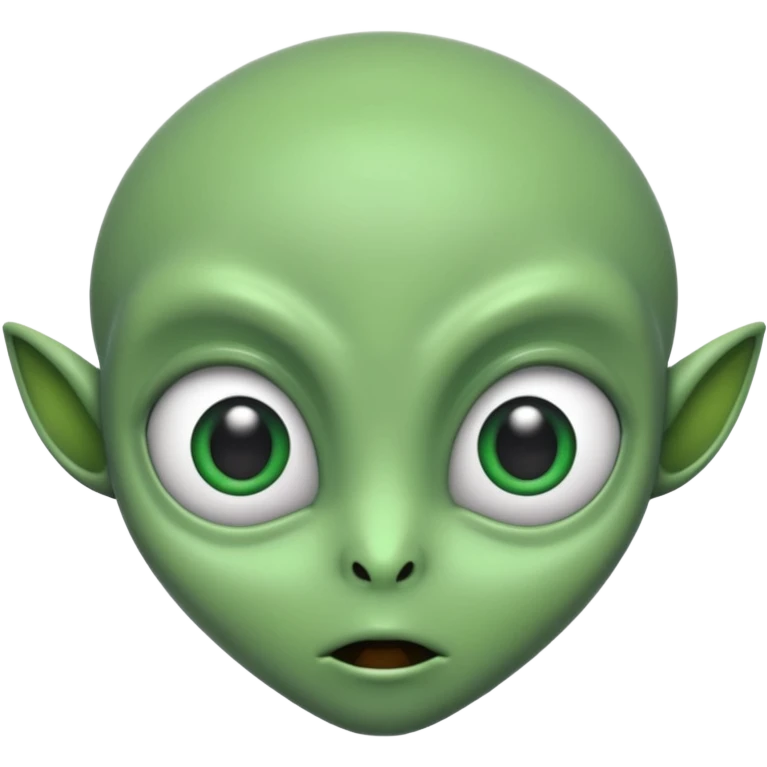 I want you to create an alien just like kaddu from movie koi mil gya emoji