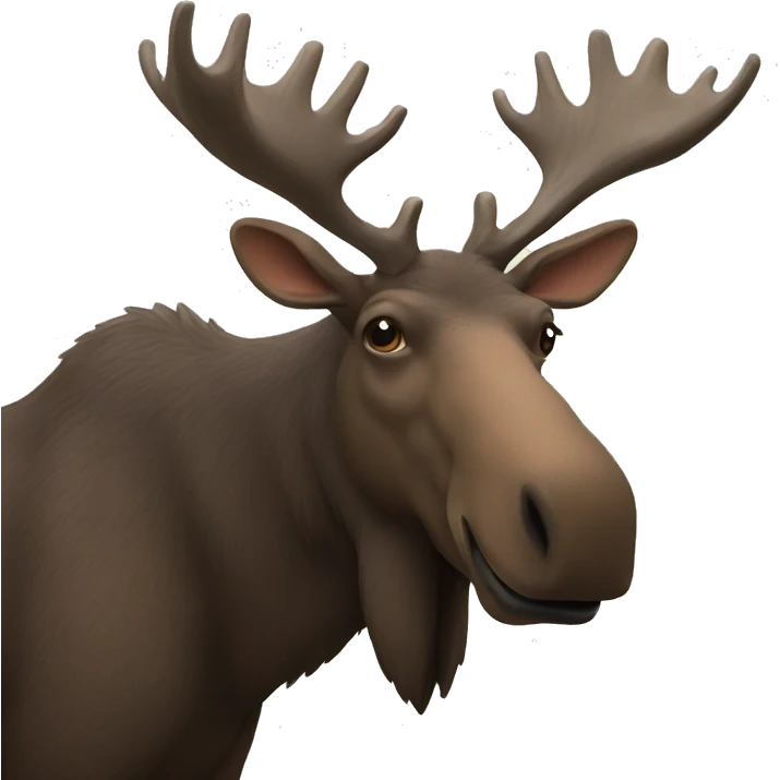 luking moose emoji