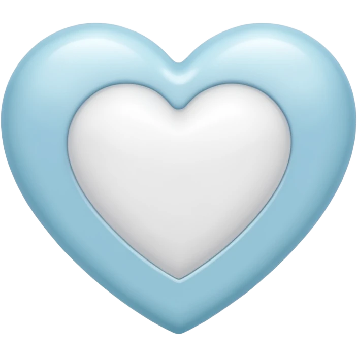 White heart emoji