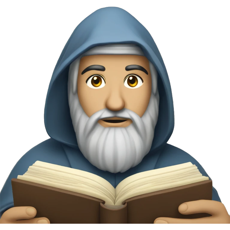 Nizami Ganjavi persian medieval author with a book in hands emoji