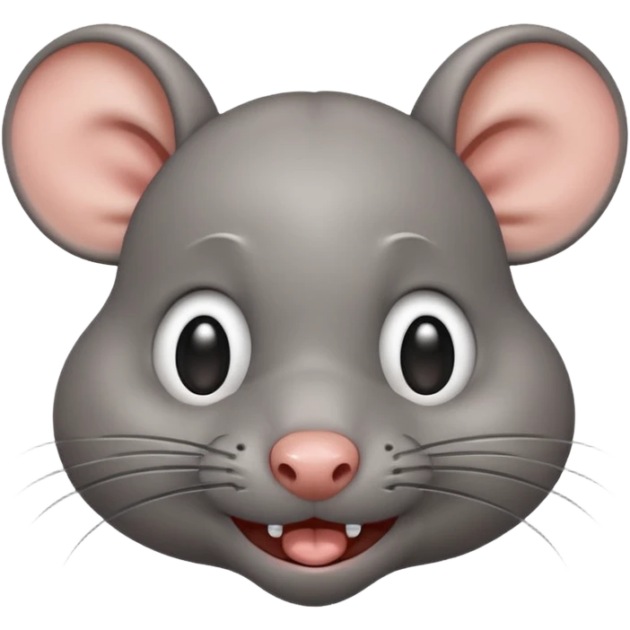 A rat crying in happiness  emoji