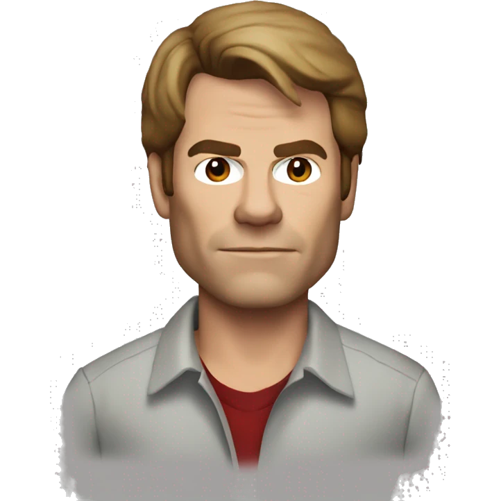 Dexter morgan super realistic ios 16 style emoji