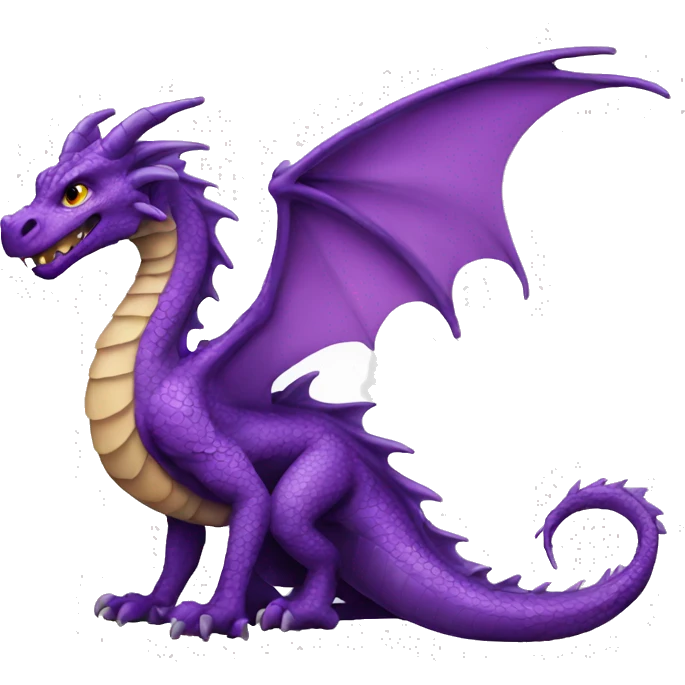 Dragon purple  emoji