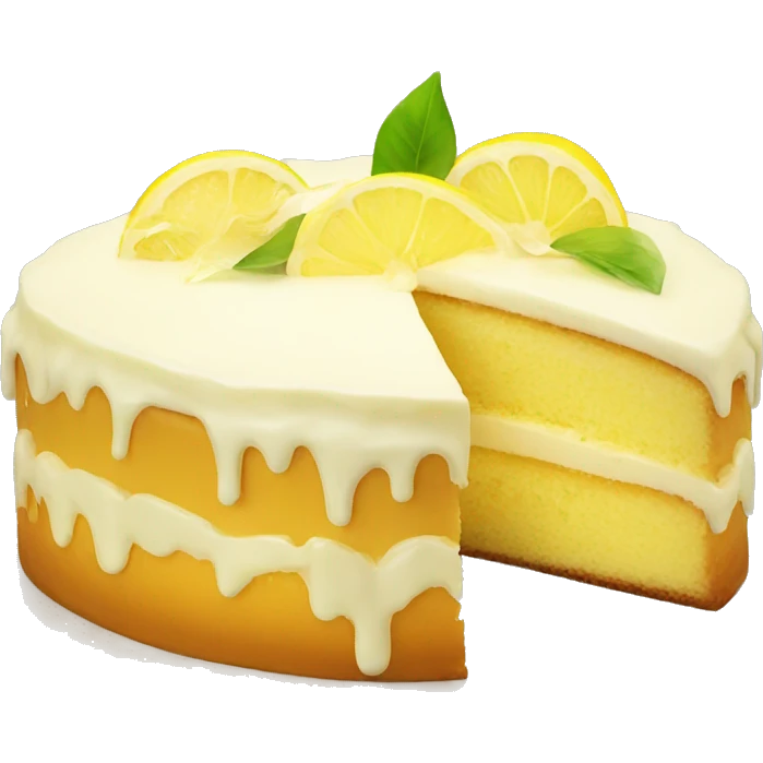 Lemon cake emoji
