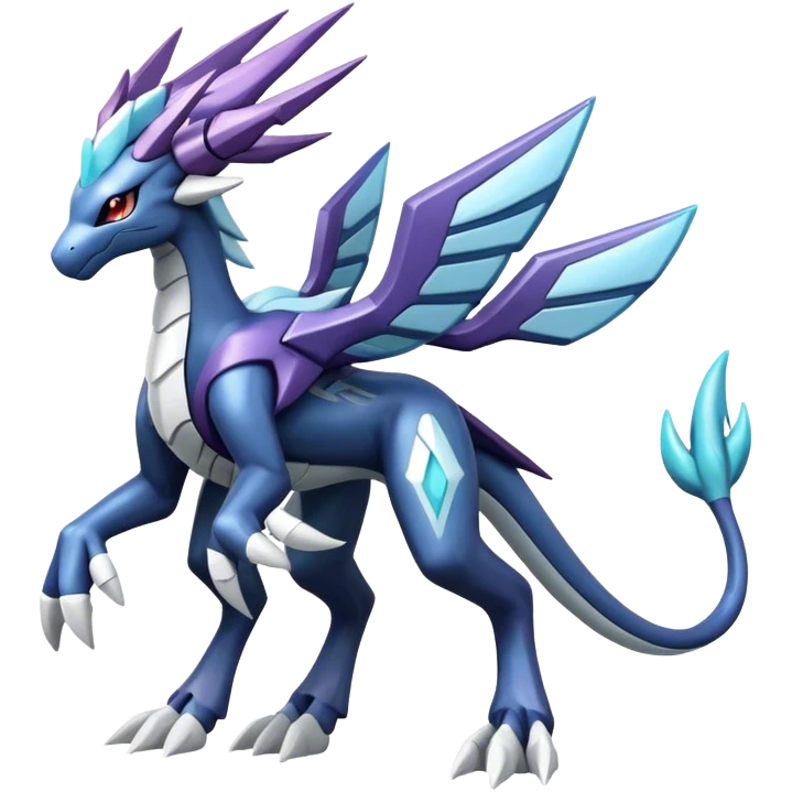Kyurem-dialga-suicune-hybrid, full body emoji