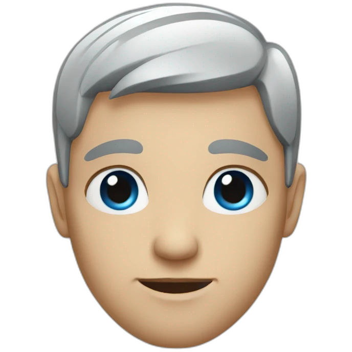 blue eyed person emoji