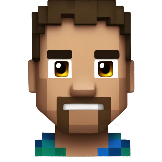 Minecraft Steve emoji