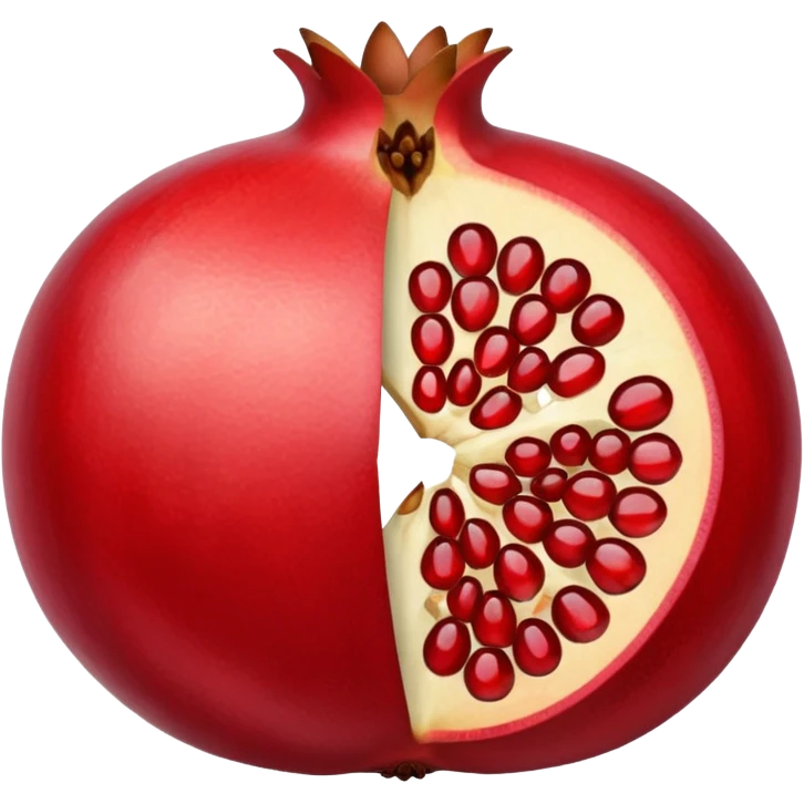 Pomegranate inside  emoji