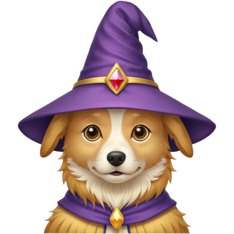 Dog wizard emoji