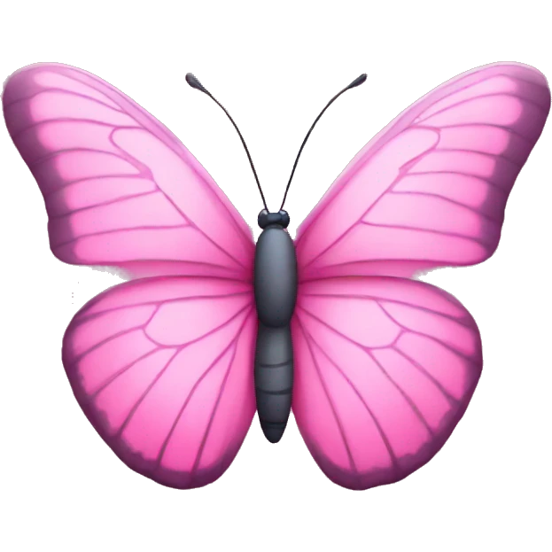 pink butterfly emoji