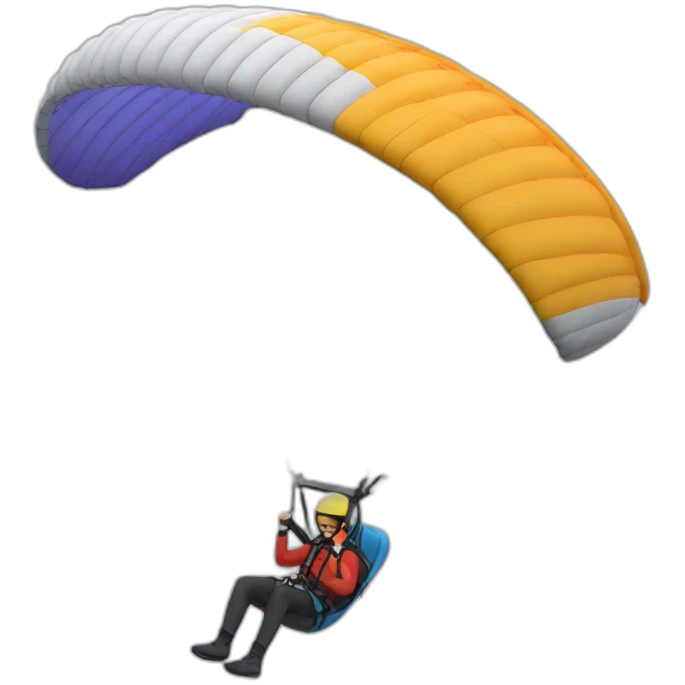 Paragliding emoji