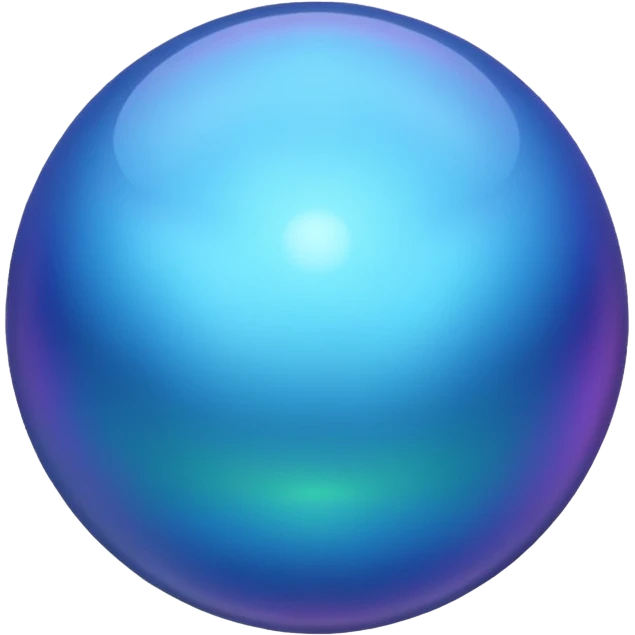 Aesthetic blue emoji