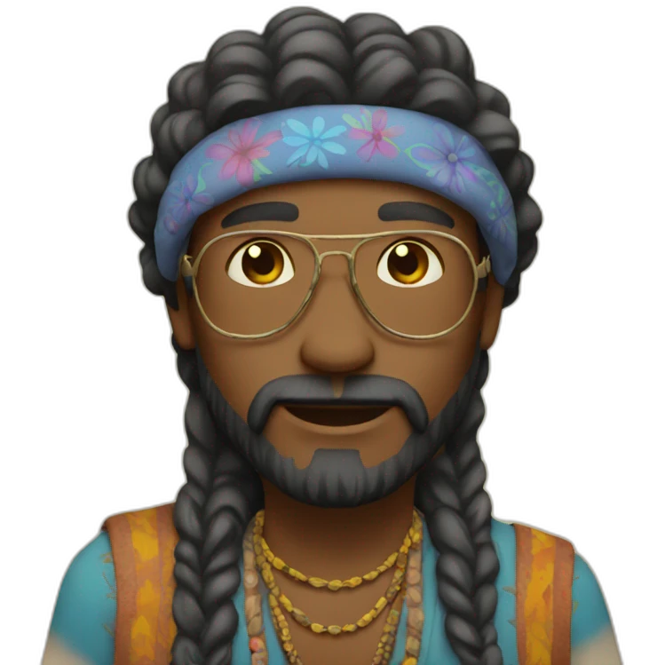 Hippie emoji