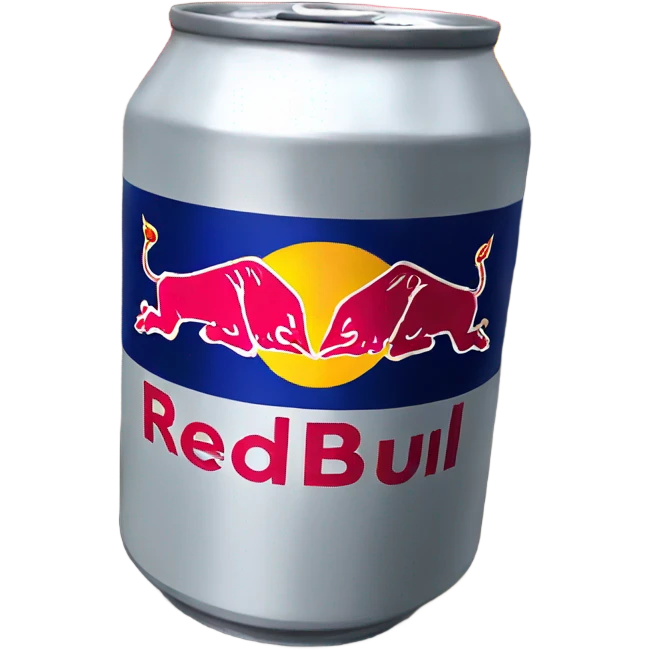 A Red Bull can emoji