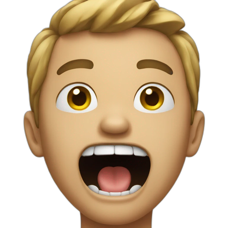 screaming emoji