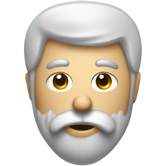 Toilet with a man with a scraggly beards head sticking out of the toilet emoji
