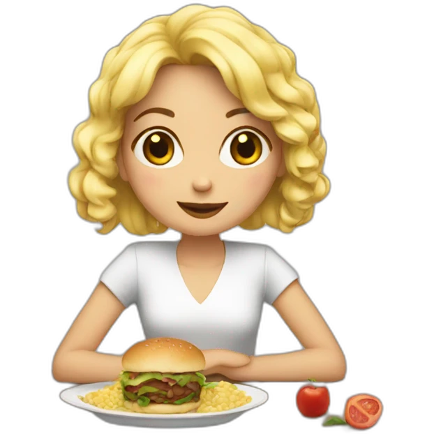 girl dinner emoji