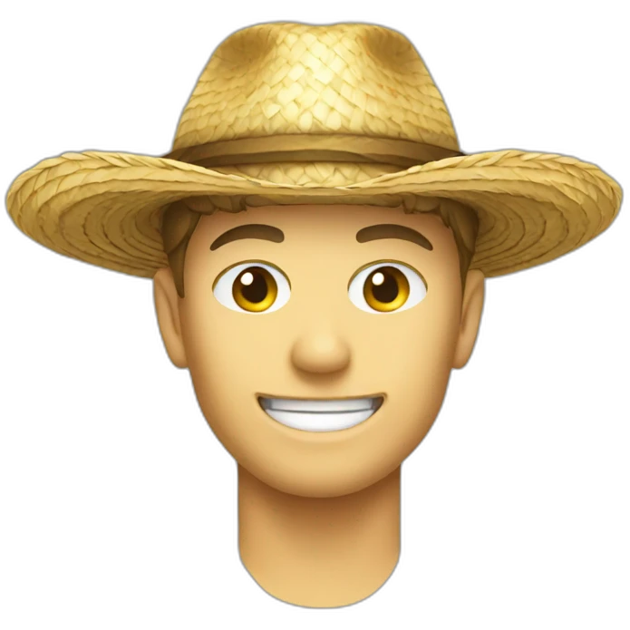 straw hat emoji