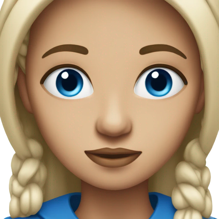 wisdom in her gaze blue eyes emoji