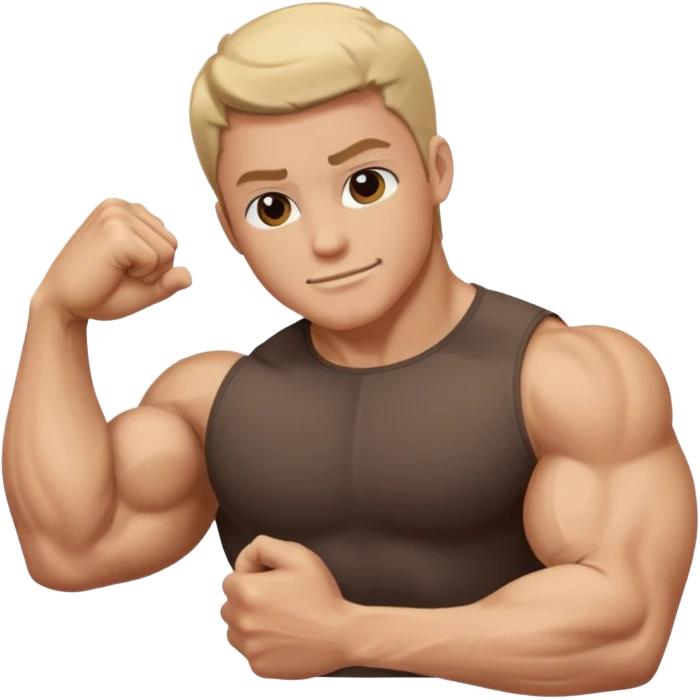 Bíceps Flexionado direito emoji