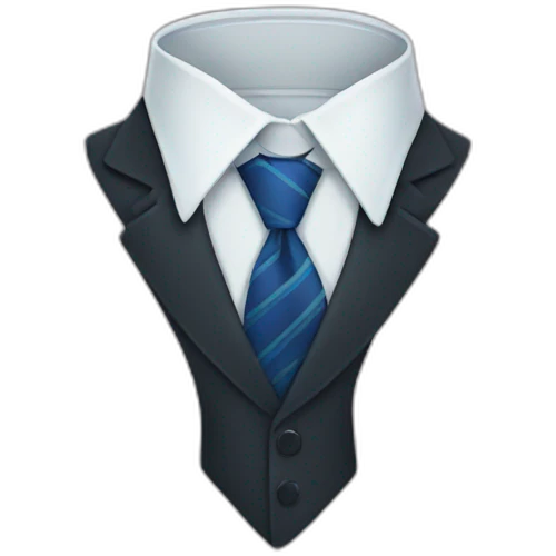 tie and suit emoji