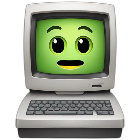 Vieux ordinateur emoji